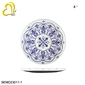 melamine blue and white plates