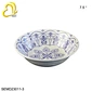 melamine blue and white plates